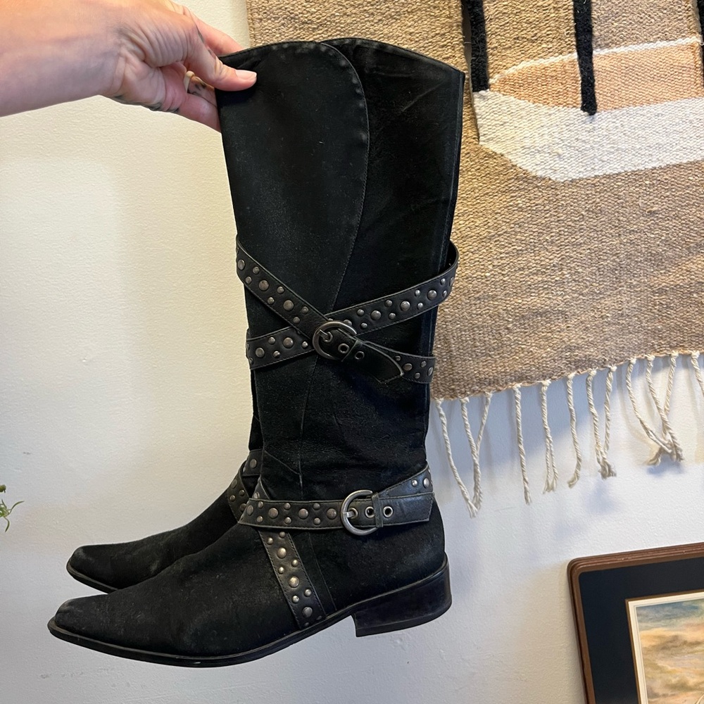 Diego di lucca women’s leather black boots